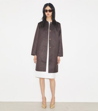 Cappotto corto in viscosa