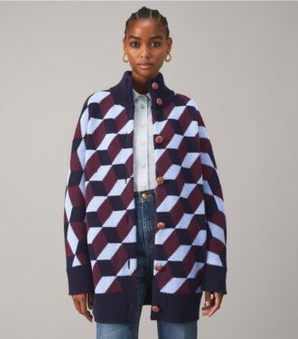 Cappotto maglione Chevron Cappotto maglione Chevron