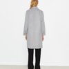 Cappotto reversibile in lana jacquard con T Monogram