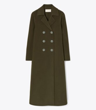 Cappotto svasato in lana