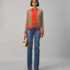 Cardigan in cashmere color block