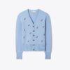 Cardigan in cashmere con ricamo Birdie