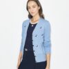 Cardigan in cashmere con ricamo Birdie
