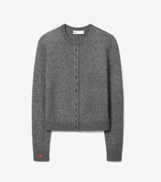 Cardigan in cashmere e seta