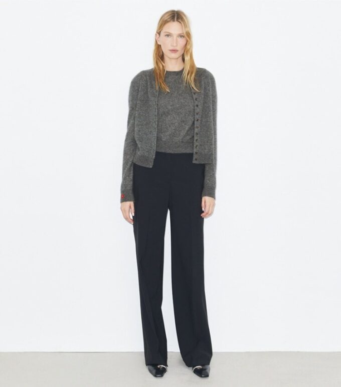 Cardigan in cashmere e seta Cardigan in cashmere e seta