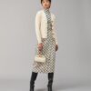 Cardigan in lana merino a coste