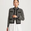 Cardigan Kendra con jacquard floreale Cardigan Kendra con jacquard floreale