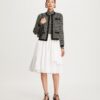 Cardigan Kendra con jacquard floreale Cardigan Kendra con jacquard floreale