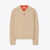 Cardigan reversibile con zip frontale Cardigan reversibile con zip frontale