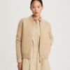 Cardigan reversibile con zip frontale Cardigan reversibile con zip frontale