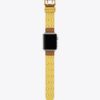 Cinturino con doppia rivettatura per Apple Watch®, pelle gialla Cinturino con doppia rivettatura per Apple Watch®, pelle gialla