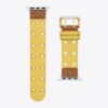 Cinturino con doppia rivettatura per Apple Watch®, pelle gialla Cinturino con doppia rivettatura per Apple Watch®, pelle gialla