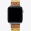 Cinturino con doppia rivettatura per Apple Watch®, pelle gialla Cinturino con doppia rivettatura per Apple Watch®, pelle gialla