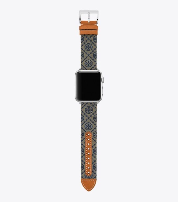 Cinturino con monogramma T Monogram per Apple Watch®