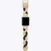 Cinturino intrecciato per Apple Watch®, pelle color crema/nera, 38 mm – 40 mm Cinturino intrecciato per Apple Watch®, pelle color crema/nera, 38 mm – 40 mm