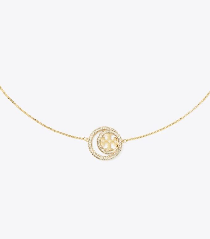 Ciondolo Icon Pavé Double Ring
