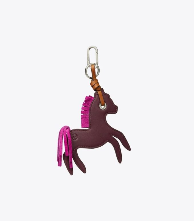 Ciondolo per borsa in pelle a forma di cavallo Ciondolo per borsa in pelle a forma di cavallo