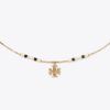 Collana con pendente a barra smaltato Kira