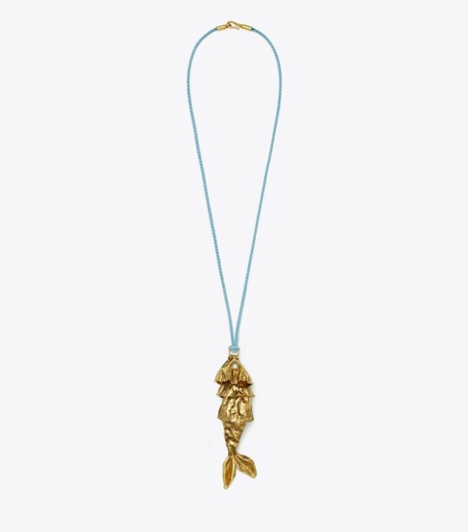 Collana con pendente a forma di pesce