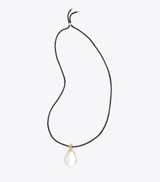 Collana con pendente grande traforato