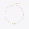 Collana con pendente Icon Pavé Interlocking