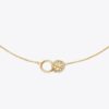 Collana con pendente Icon Pavé Interlocking
