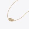 Collana con pendente pavé traforato Collana con pendente pavé traforato