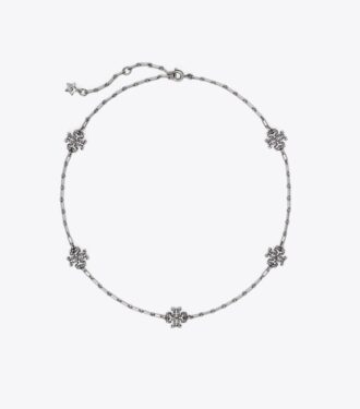Collana delicata con catena Roxanne Pavé