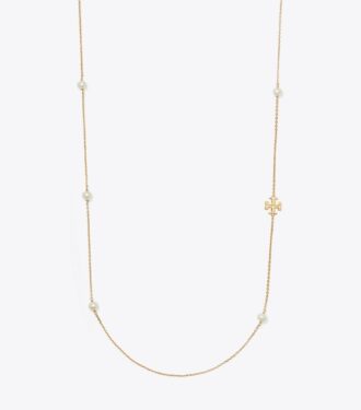 Collana lunga con perla Moondance