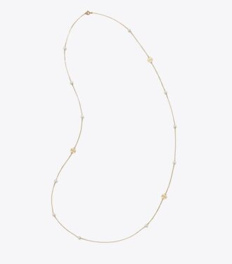 Collana lunga con perla Moondance