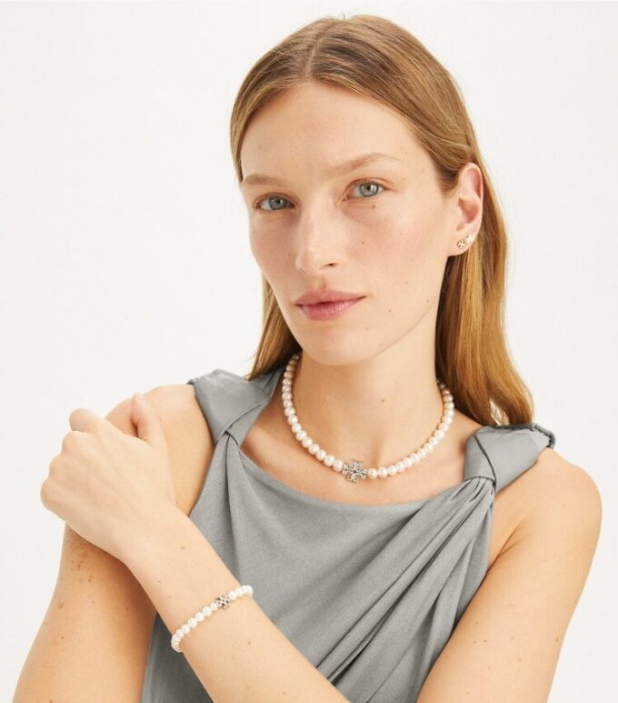 Bracciale Moondance con perle e pavé Bracciale Moondance con perle e pavé