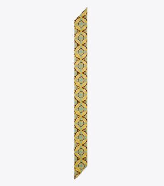Cravatta in seta double-face con monogramma mosaico