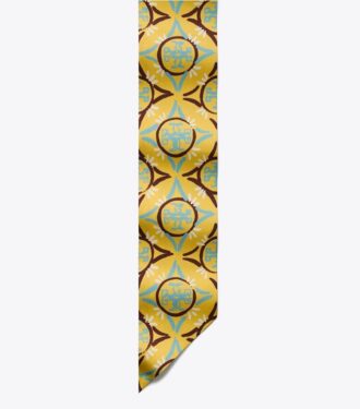 Cravatta in seta double-face con monogramma mosaico