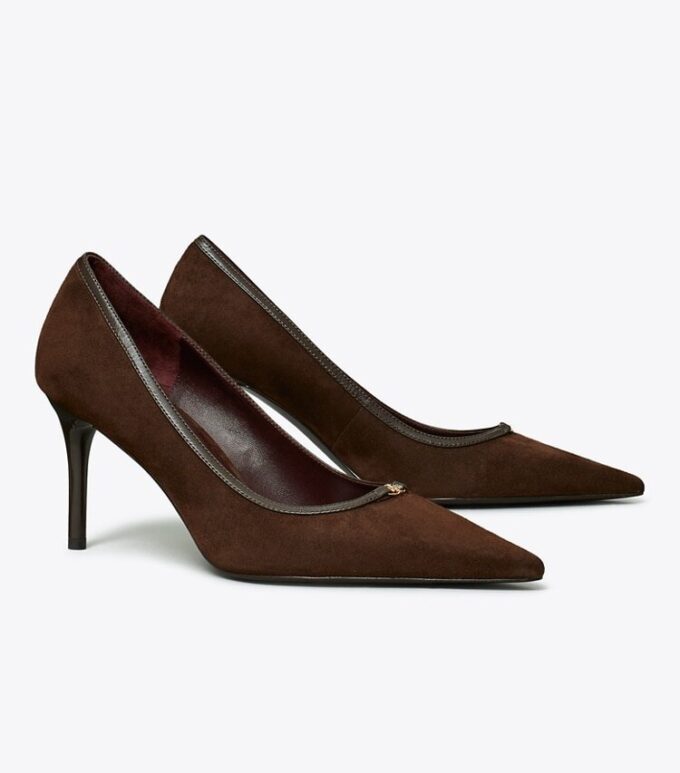 Décolleté con doppia fibbia Double T