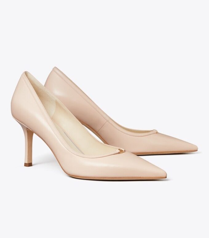 Décolleté con doppia fibbia Double T