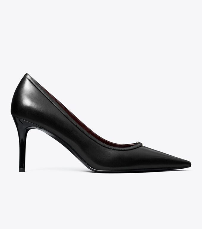 Décolleté con doppia fibbia Double T