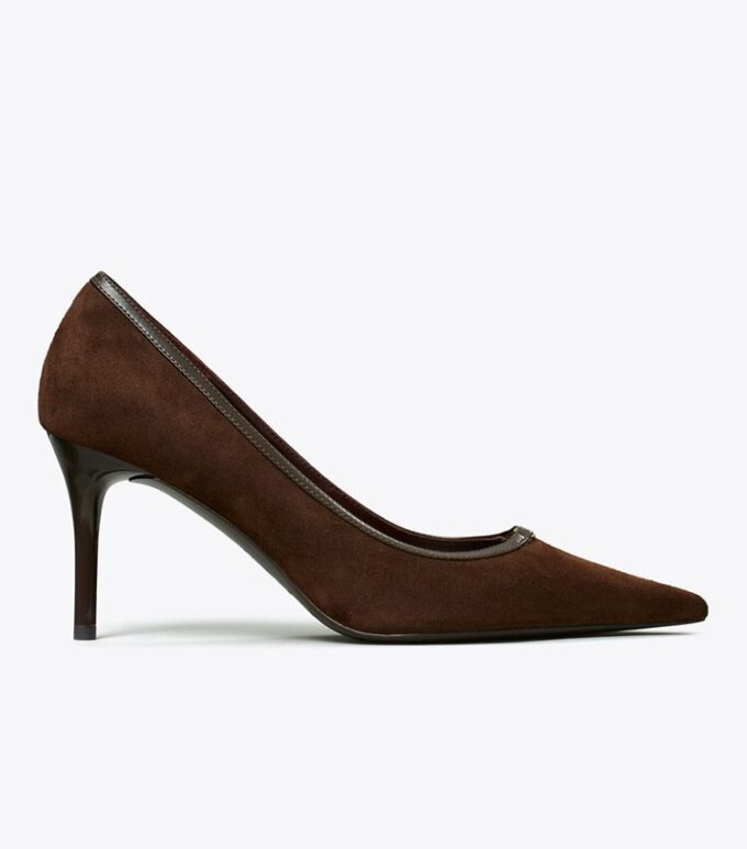 Décolleté con doppia fibbia Double T