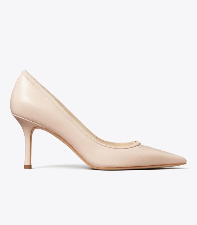 Décolleté con doppia fibbia Double T