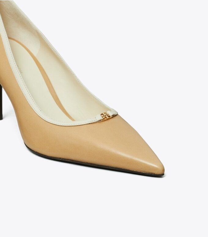 Décolleté con doppia fibbia Double T