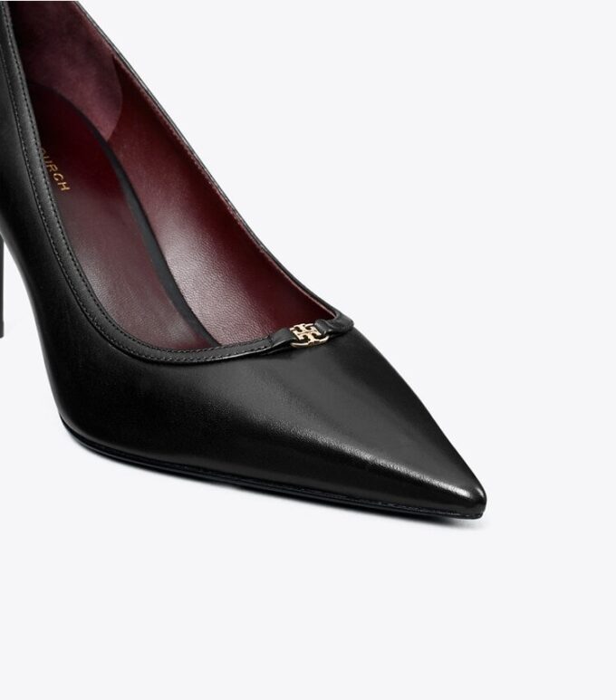 Décolleté con doppia fibbia Double T