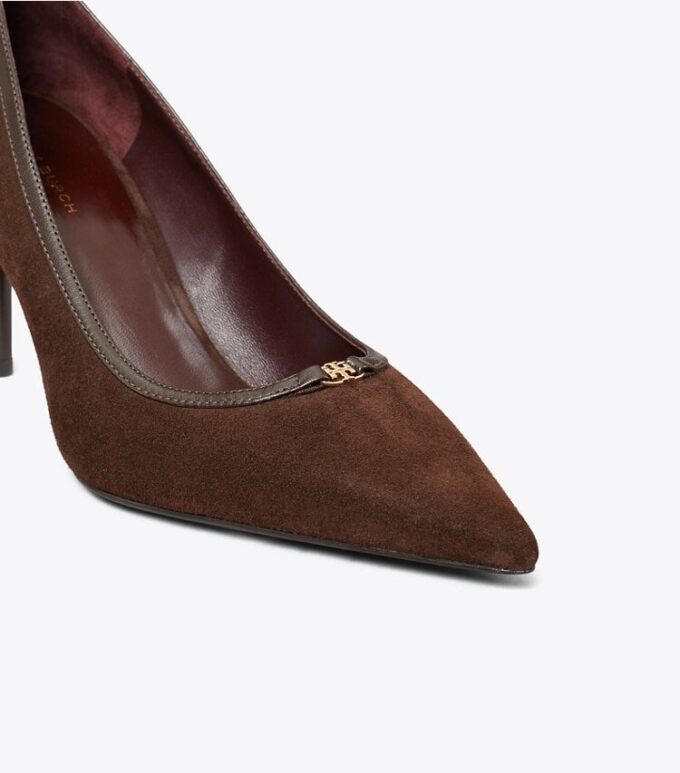 Décolleté con doppia fibbia Double T