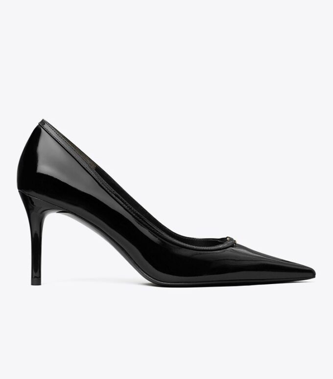 Décolleté con doppia fibbia Double T