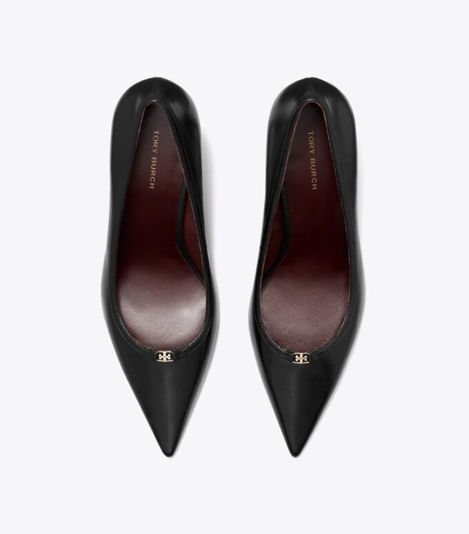 Décolleté con doppia fibbia Double T