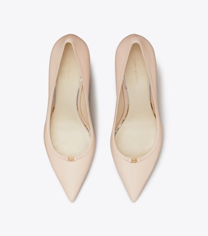 Décolleté con doppia fibbia Double T