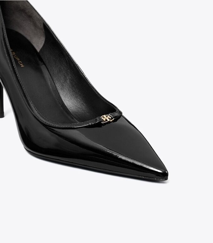 Décolleté con doppia fibbia Double T