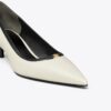 Décolleté con tacco basso e fibbia Double T