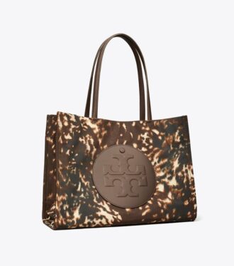 Ella in nylon stampato Borsa tote piccola