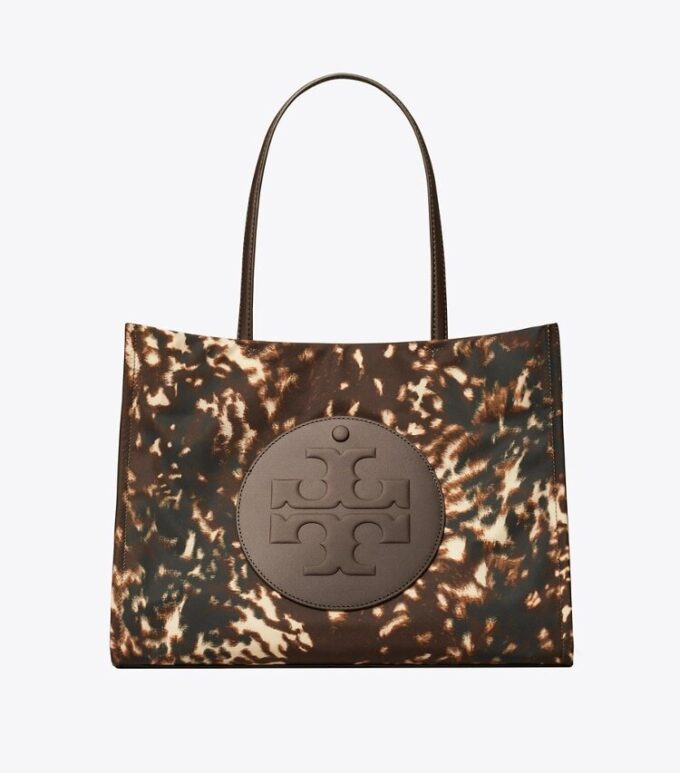 Ella in nylon stampato Borsa tote piccola Ella in nylon stampato Borsa tote piccola