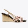 Espadrillas con zeppa e cinturini multipli Espadrillas con zeppa e cinturini multipli
