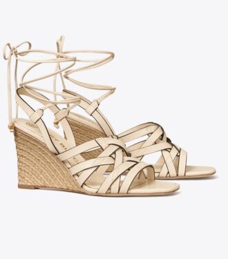 Espadrillas con zeppa intrecciata Espadrillas con zeppa intrecciata